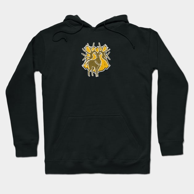 Golden Deer Sigil - Fire Emblem Hoodie by huckblade